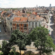 Panorama view of Brussels.