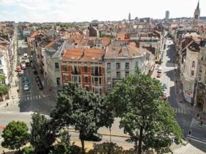 Panorama view of Brussels.