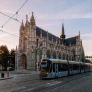 Church of Our Lady of Victories at the Sablon at dawn